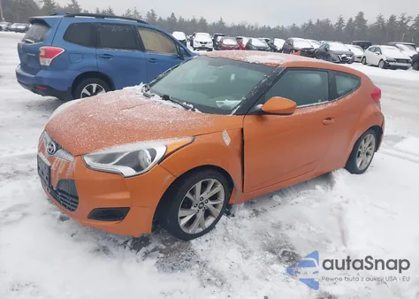 2016 Hyundai Veloster z USA, uszkodzony, nr VIN KMHTC6AD1GU260821